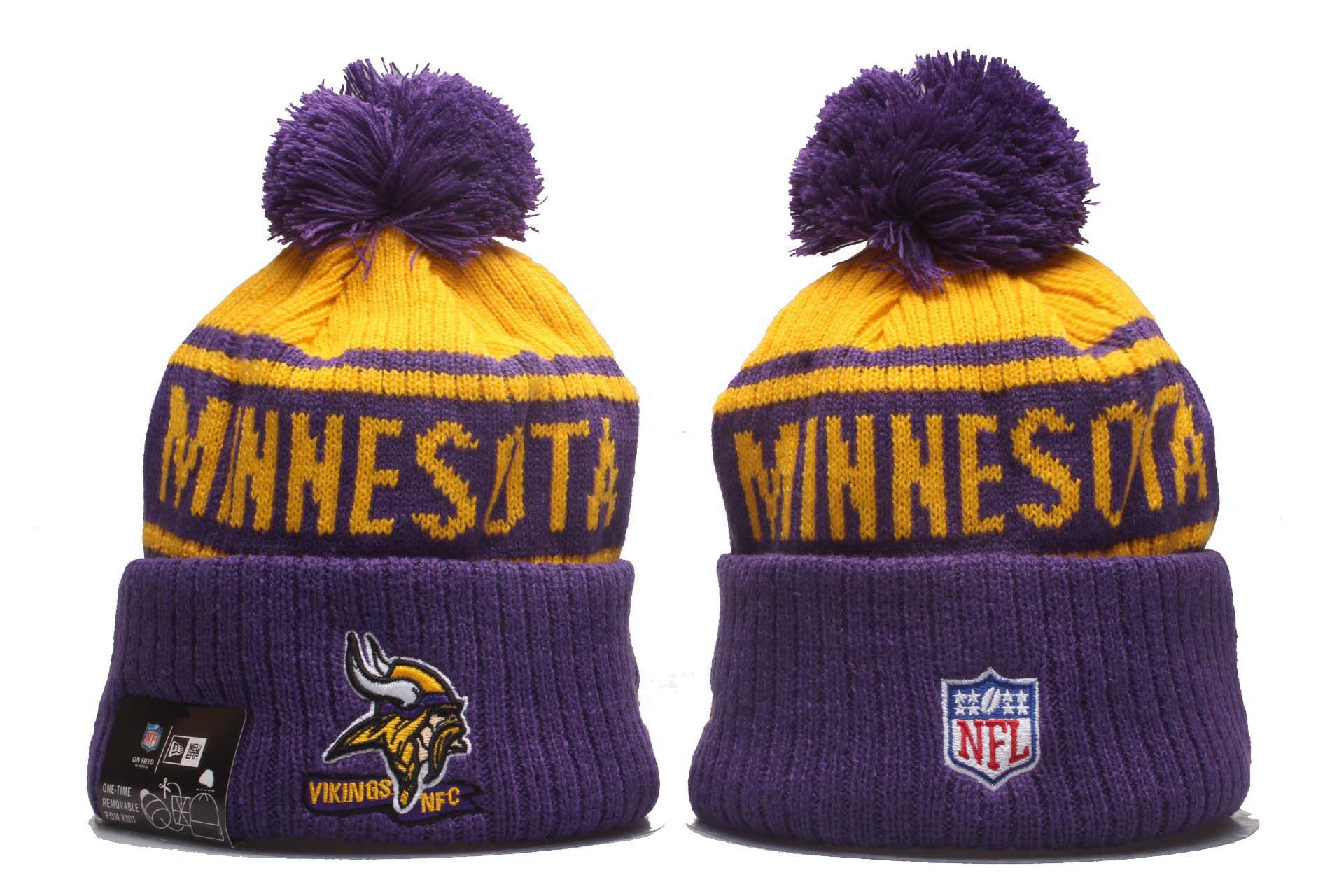 2023 NFL Minnesota Vikings beanies ypmy2